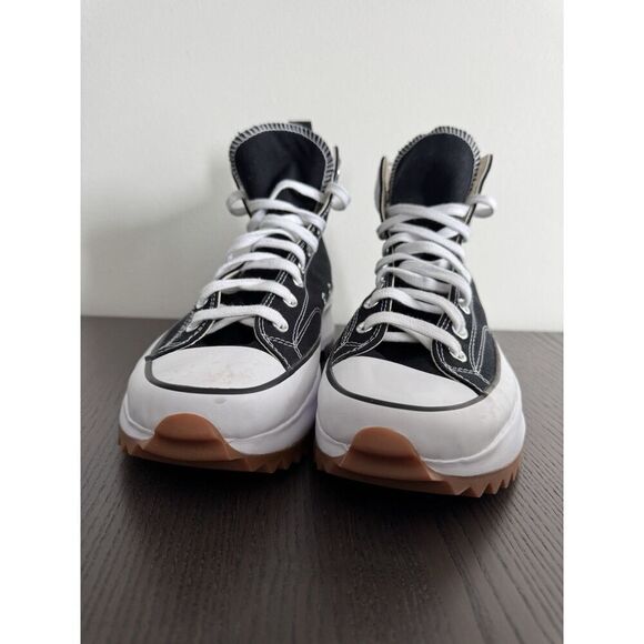 CONVERSE Run Star Hike Canvas Platform Sneakers 11.5 Men’s (13 Women’s) Black - Picture 8 of 9